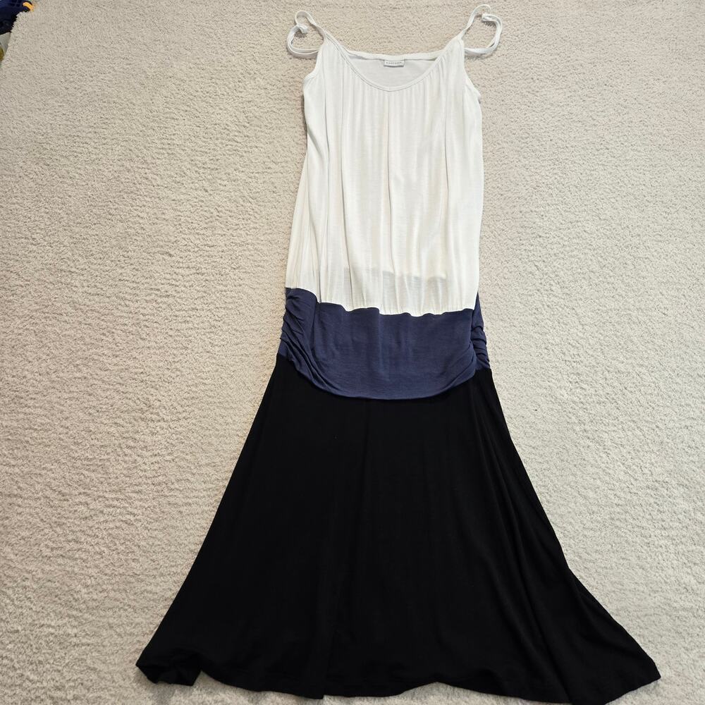 Lascana Strappy Colorblock Tank Dress Women's Size 4 Drop waist Beachy Resort